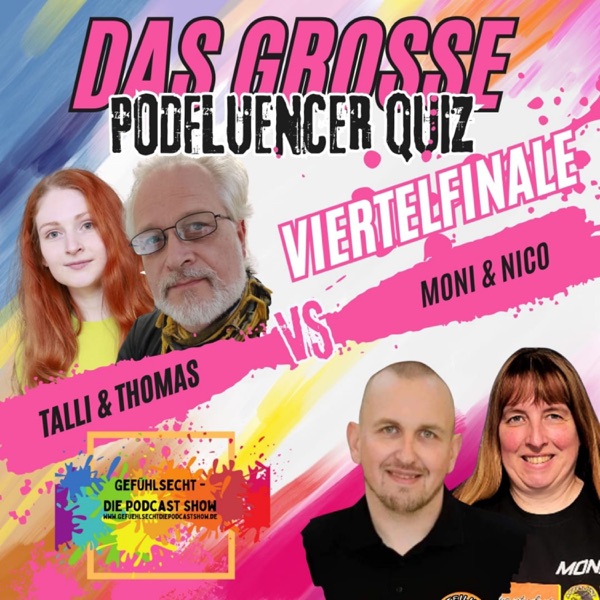 221 Podfluencer Quiz: Viertes Viertelfinale Team T mit Talli und Thomas vs. Rieseby mit Moni und Nico